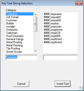 AppliCad Help – Report Templates – CAD