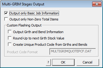 This image shows the GRIM Stages Output in AppliCad Roof Wizard https://www.applicad.com